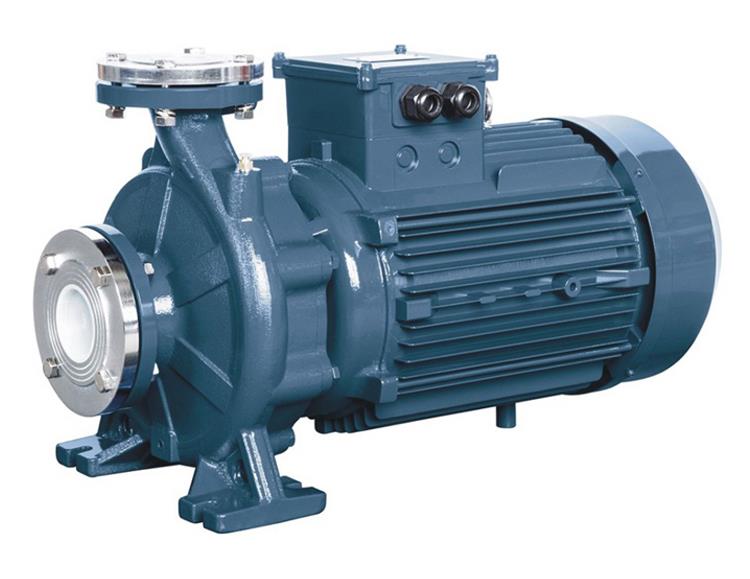Close-coupled centrifugal pump